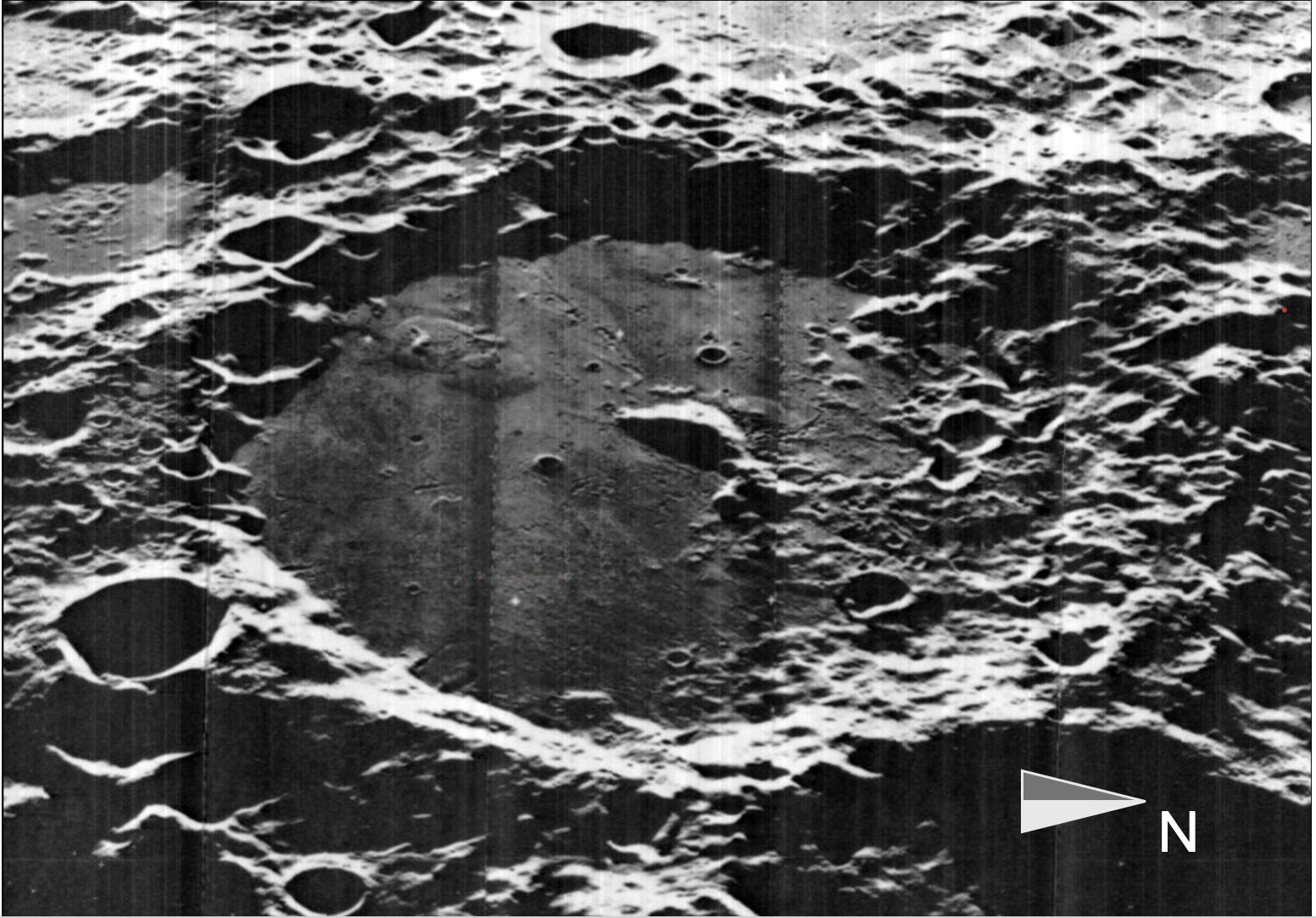 Il Von Kármán Crater, zona di atterraggio del rover cinese i cui dati sono stati utilizzati per lo studio