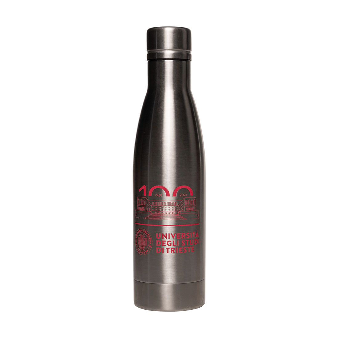 cherry-red centenary water bottle