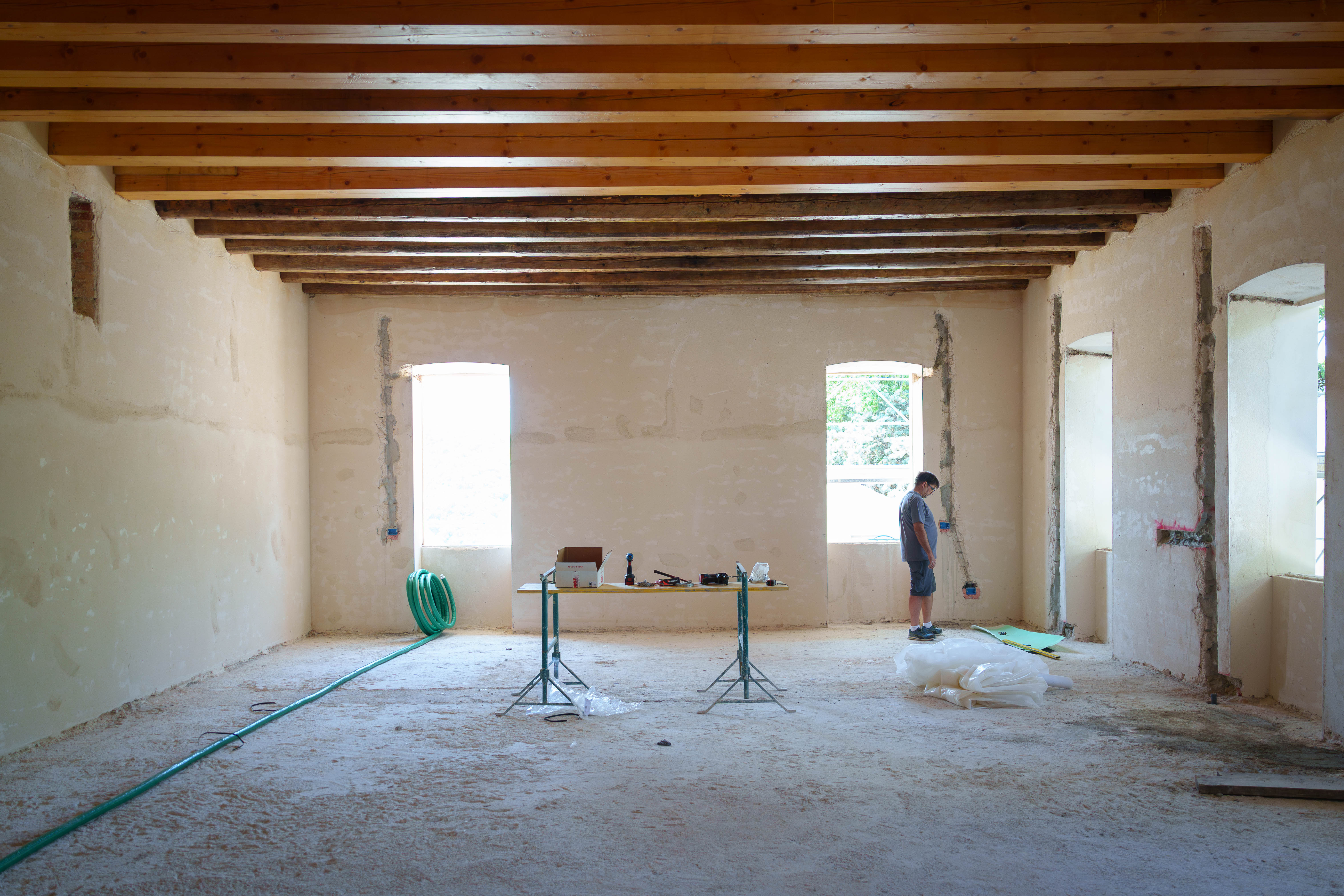 F2 interno travi a vista
