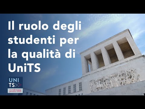 Preview image for the video "Il ruolo degli studenti per la qualità di UniTS".