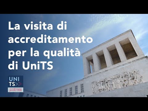 Preview image for the video "La visita di accreditamento per la qualità di UniTS".