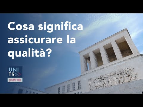 Preview image for the video "Cosa significa assicurare la qualità?".