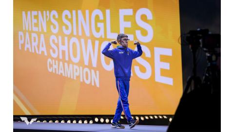 Parenzan para showcase Las Vegas