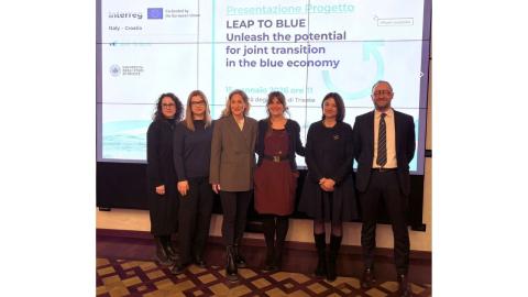 Leap to blue presentazione stampa