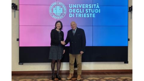 rettrice Vianelli con presidente TAR FVG