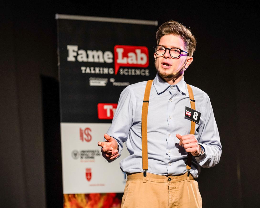 Speech di un partecipante al Famelab