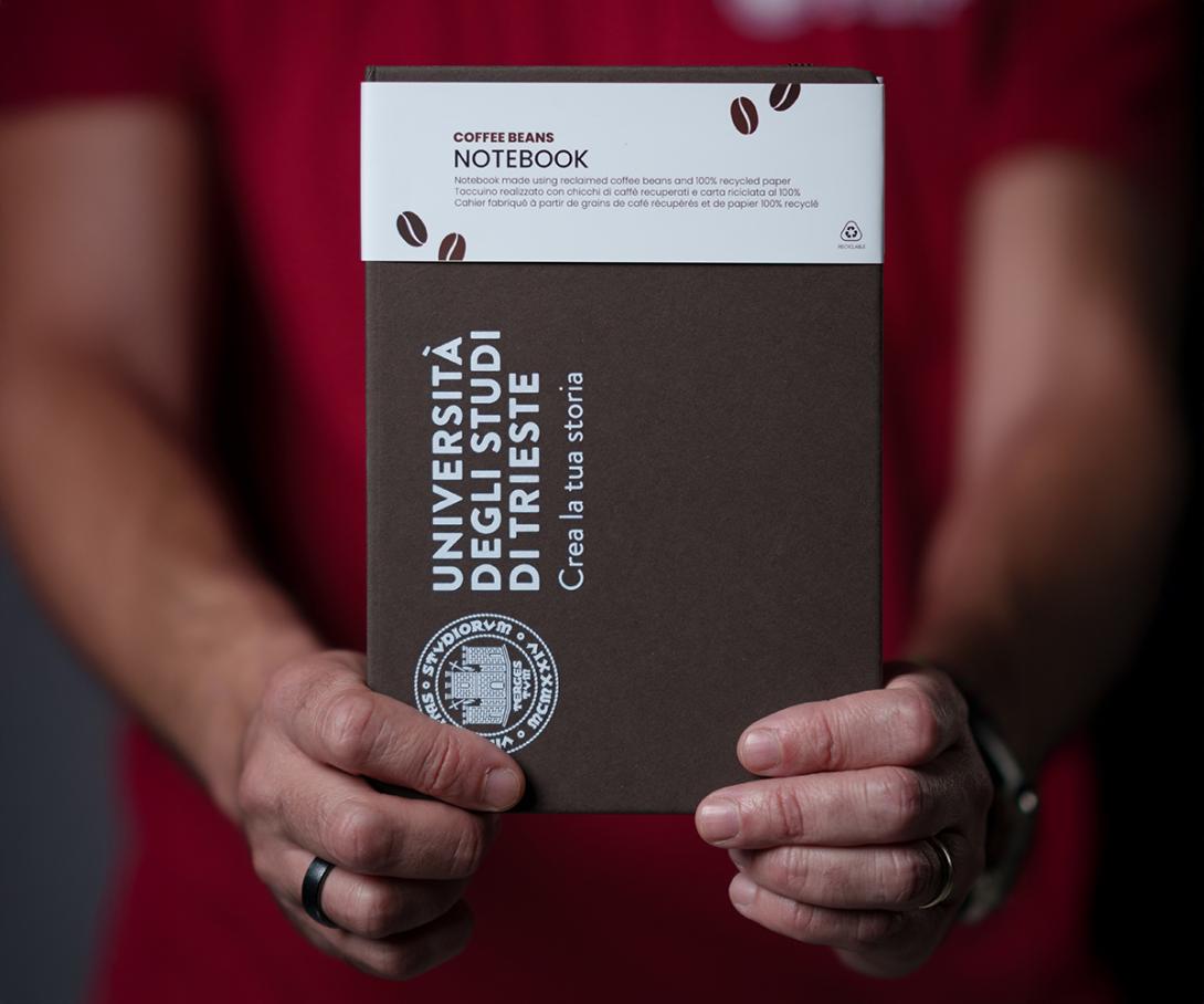 blocco note marrone UniTS in carta riciclata 