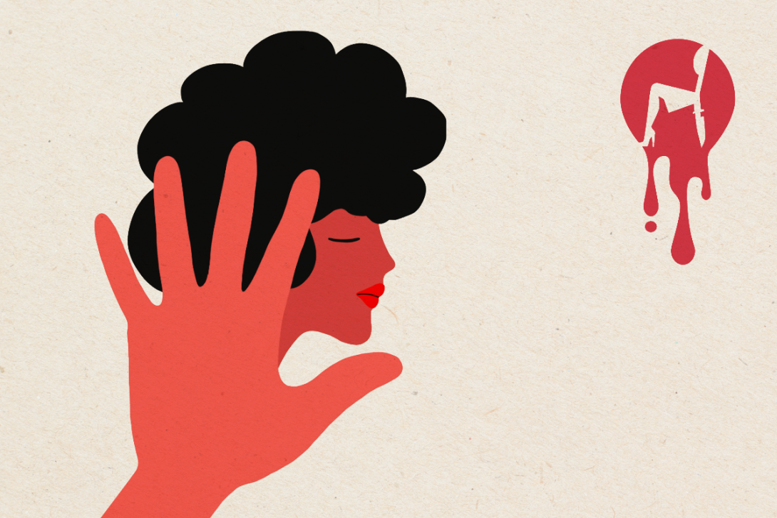 grafica contro la violenza sulle donne