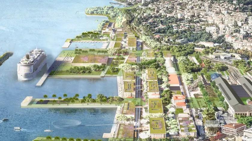 immagine aerea Porto Vecchio