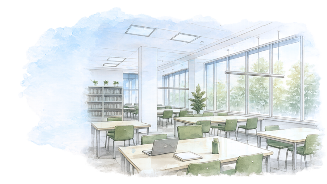 Illustration of a UniTS study space