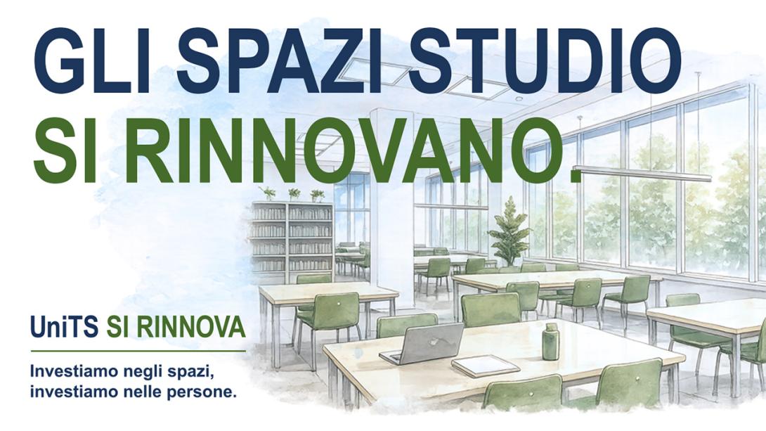 Illustrazione di uno spazio studio UniTS